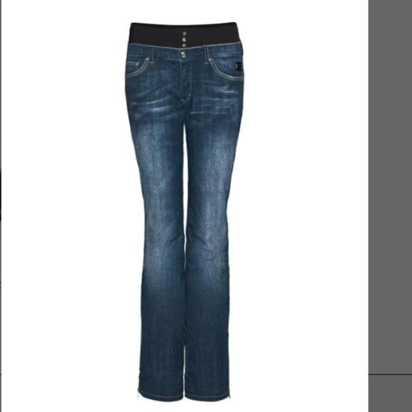 Bogner Malena Insulated Blue Jean Denim Look Ski Snow Pant 10 - Picture 10 of 15